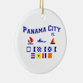 Panama City, FL - Maritime Spelling Keramisch Ornament (Rechts)