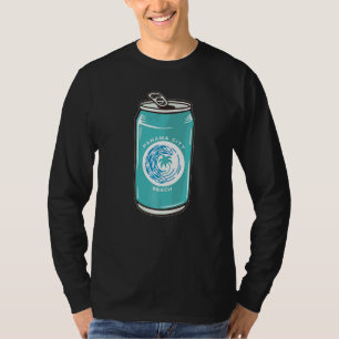 Panama City Florida Fl Blikje Bier Frisdrank Kan D T-shirt