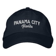 Panama City Florida geborduurde honkbalhoed