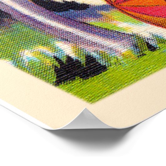 Panama City Florida  groot Briefkaart Poster (Hoek)