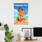 Panama City Florida Reisposter Zee Arend Poster (Thuiskantoor)