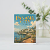 Panama City Florida St. Andrews GeoSaga Briefkaart (Staand voorkant)