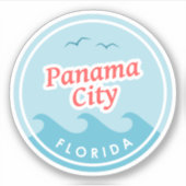 Panama City Florida Sticker (Voorkant)