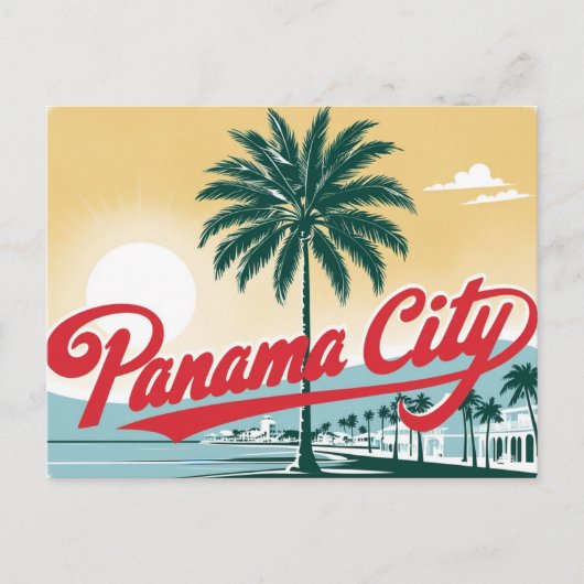  Panama City, Florida, Verenigde Staten Briefkaart (Voorkant)