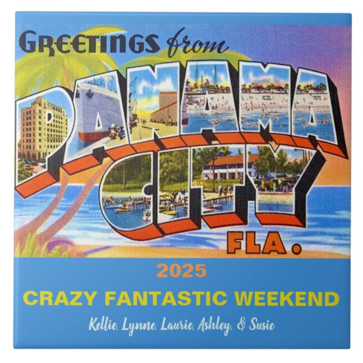 Panama City Geheugenstegel Tegeltje (Voorkant)