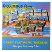 Panama City Herinneringstegel Tegeltje (Voorkant)