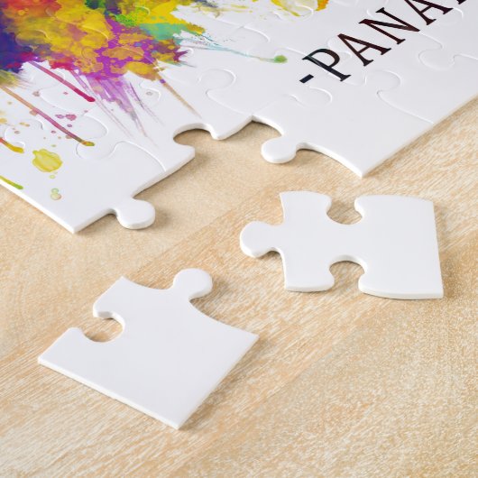 Panama City Panama Skyline Legpuzzel (Zijkant)