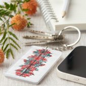 Panama City Panama Skyline Sleutelhanger (Voorkant Rechts)