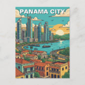Panama City Reizen Briefkaart (Voorkant)