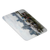 Panama City Skyline met Vissende vaten Magneet (Rechterzijde)