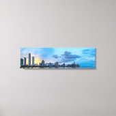 Panama City van het Zee Skyline Canvas Druk (Voorkant)
