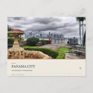 Panama City Waterfront Tuinen Briefkaart