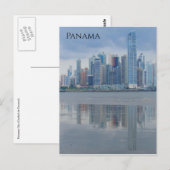 panama ciudad reflecteert briefkaart (Voorkant / Achterkant)