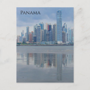 panama ciudad reflecteert briefkaart