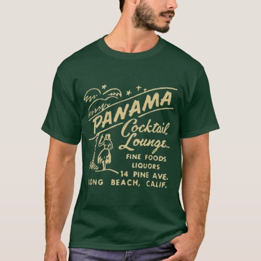 Panama Cocktail Lounge T-shirt (Voorkant)
