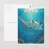 Panama Coiba Nationaal Park Reizen Briefkaart (Voorkant / Achterkant)