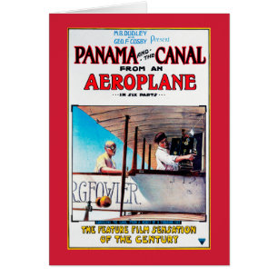 Panama en Canal Airplane Movie Promo Poste