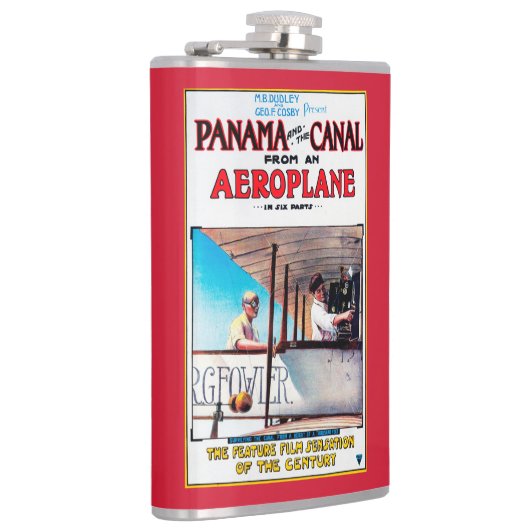 Panama en Canal Airplane Movie Promo Poste Heupfles (Rechts)