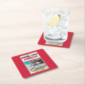 Panama en Canal Airplane Movie Promo Poste Kartonnen Onderzetters (Insitu)