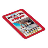 Panama en Canal Airplane Movie Promo Poste Magneet (Rechterzijde)