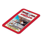 Panama en Canal Airplane Movie Promo Poste Magneet (Linkerzijde)