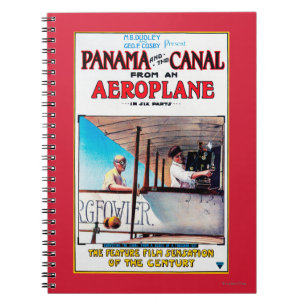 Panama en Canal Airplane Movie Promo Poste Notitieboek