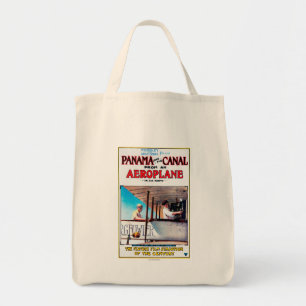 Panama en Canal Airplane Movie Promo Poste Tote Bag