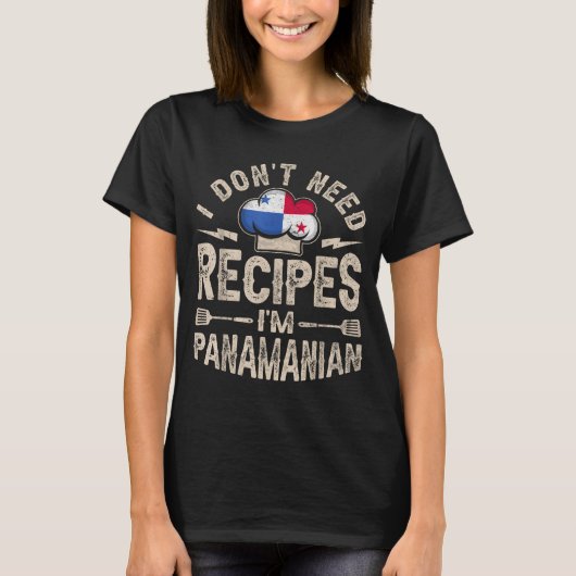 Panama Flag Proud Panamanians Men &amp; Women  T-shirt (Voorkant)