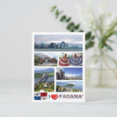 Panama - I Love - Briefkaart (Staand voorkant)