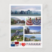 Panama - I Love - Briefkaart (Voorkant)
