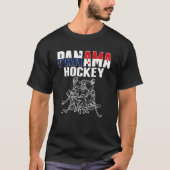 Panama Ice Hockey Panamanian Hockey Team Support T-shirt (Voorkant)