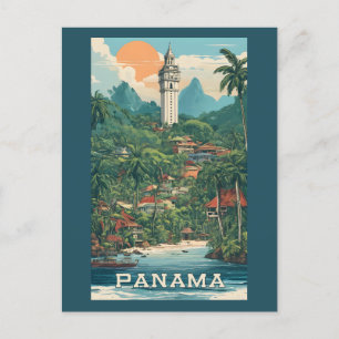 Panama Illustratie Briefkaart