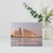 Panama in Keys Sunset in het Briefkaart Paradise (Staand voorkant)