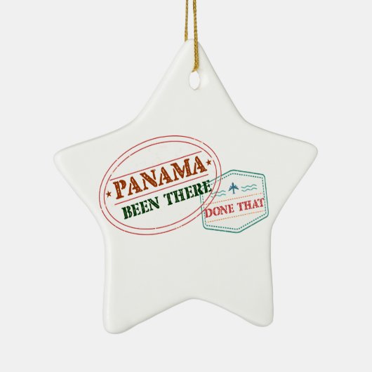 Panama is er geweest dat keramisch ornament (Rechts)