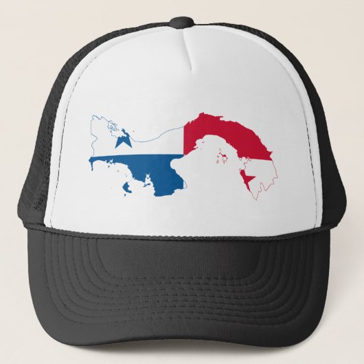 PANAMA - KAART/LOGO/VLAG/KLEUREN/KREST TRUCKER PET (Voorkant)