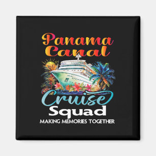 Panama Kanaal Cruise Squad 2025 Vriend Familie Cru Magneet