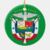 Panama Keramische kerstversiering Keramisch Ornament (Achterkant)