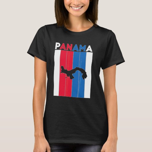 Panama Landgrenzen T-shirt (Voorkant)