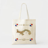 Panama Map + Banners Bag Tote Bag (Voorkant)