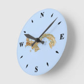 Panama Map-klok Ronde Klok (Hoek)