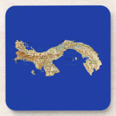 Panama Map Onderzetter (Voorkant)