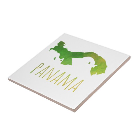 Panama Map Tegeltje (Zijkant)