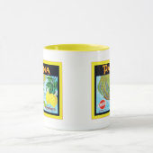 Panama-merk ~ etiket met fruitkratten mok (Midden)