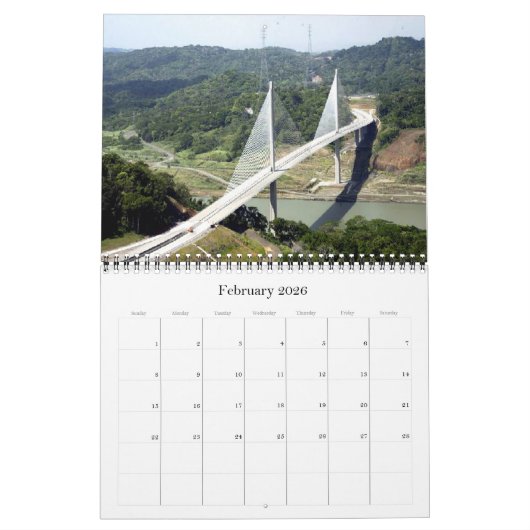 Panama - Midden-Amerika - Kalender (Feb 2026)