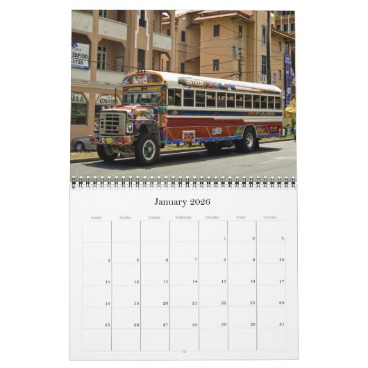 Panama - Midden-Amerika - Kalender (Jan 2026)