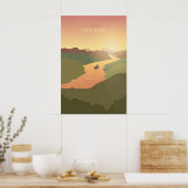 Panama Minimaal Reisposter Poster (Keuken)