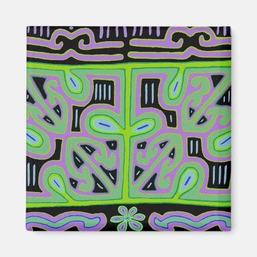 Panama Mola Music Box Magneet (Voorkant)