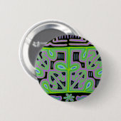 Panama Mola Music Box Ronde Button 5,7 Cm (Voorkant /achterkant)