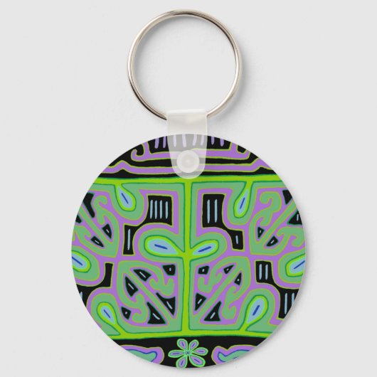 Panama Mola Music Box Sleutelhanger (Voorkant)
