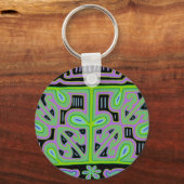 Panama Mola Music Box Sleutelhanger (Voorkant)